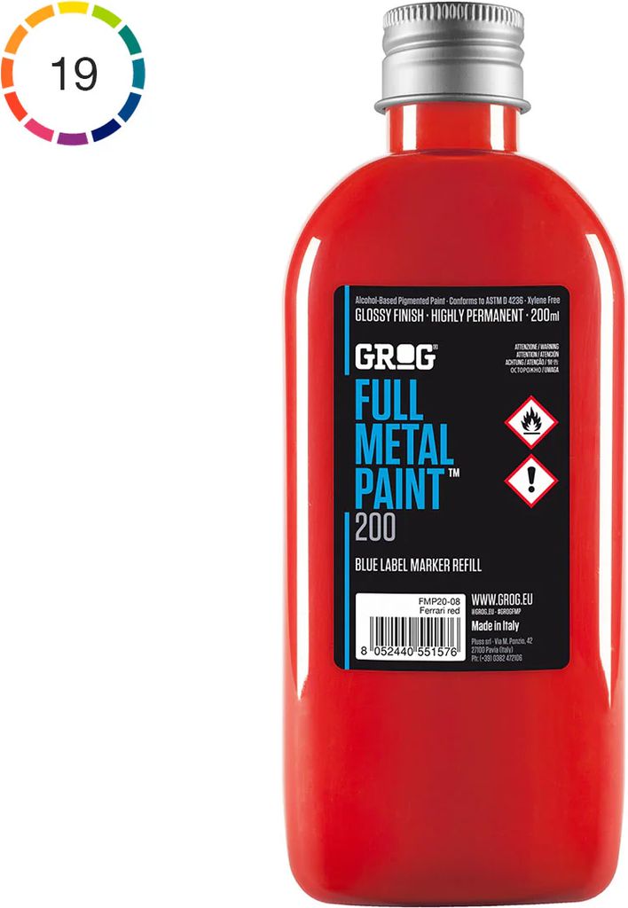 Grog Full Metal Paint Refill, 200ml