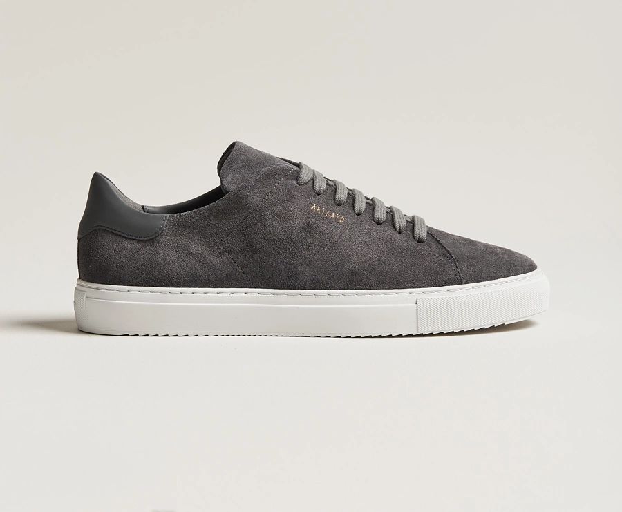 axel arigato clean 90 suede sneaker dark grey