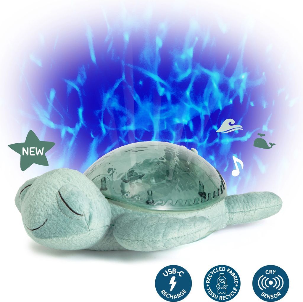 Cloud B Tranquil Turtle Grøn Genopladelig Natlampe