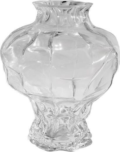 ammonit vas 30 cm, frosted white