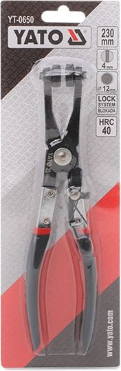 Yato YT-0650, Tryktænger, 4,12 mm, 23 cm, Polyvinylchlorid (PVC), Stål
