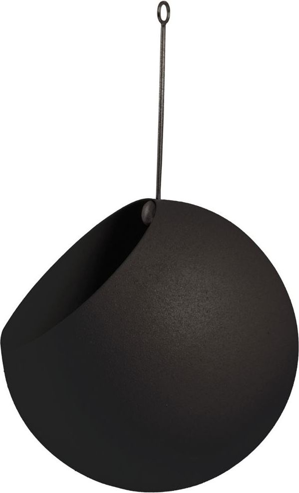 AYTM Globe Hænge Blomsterpotte - Black - 17X28CM