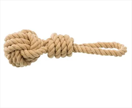 Trixie BE NORDIC Playing Rope with Woven-in Ball ø 8 x 30 cm
