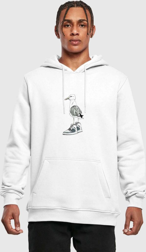 Mister Tee Hooded Sweatshirt Seagull - Blanc