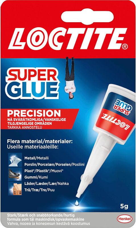 Lim Loctite Super Glue Precision sekundlim 5g/tube