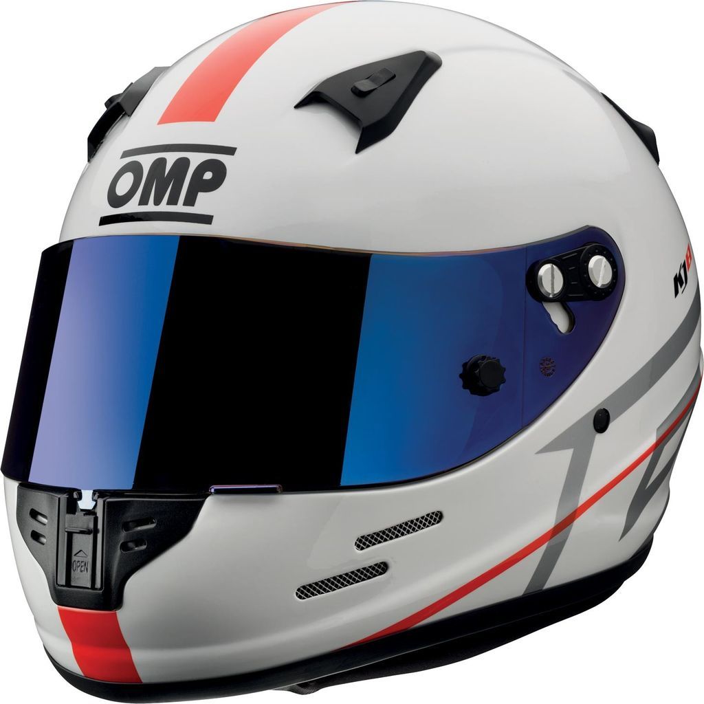 omp kj-8 evo junior kart hjelm
