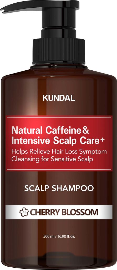 Kundal Caffeine Scalp Shampoo Cherry Blossom 500