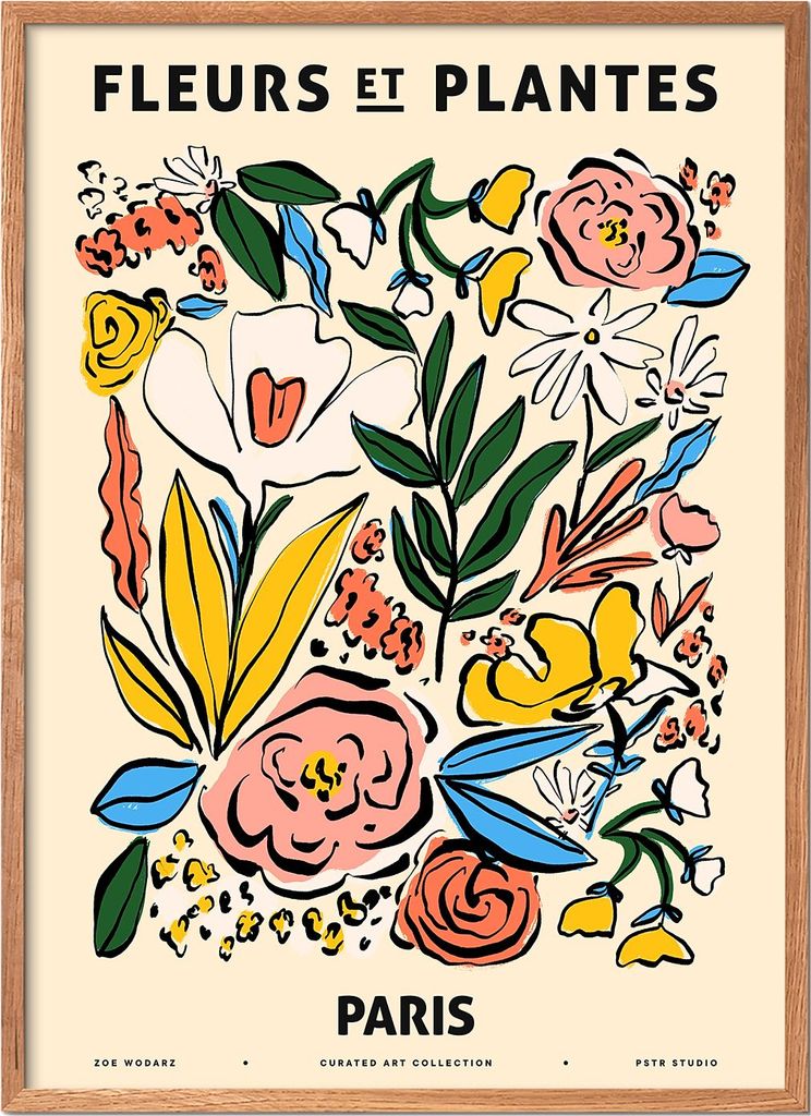 PSTR Studio Pstr Studio - Zoe - Fleurs Et Plantes - Paris - Multi/patterned - 50X70CM