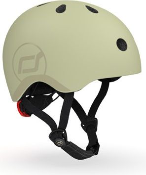 scoot and ride - kids helmet s-m - 51 - 55cm - olive (00008)