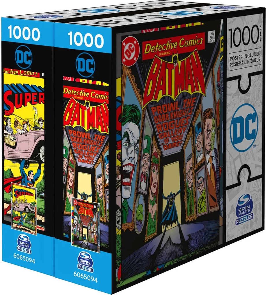 DC Comics Puslespil 2 pak - 1000 brikker