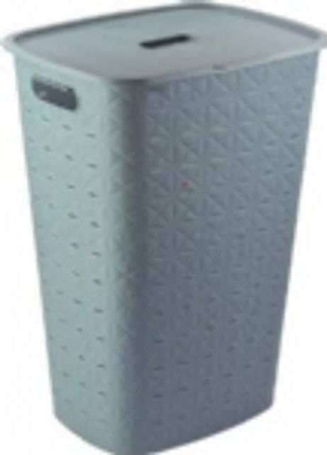 Curver Wäschesammler Softex 32x60x42 cm Blau Korb