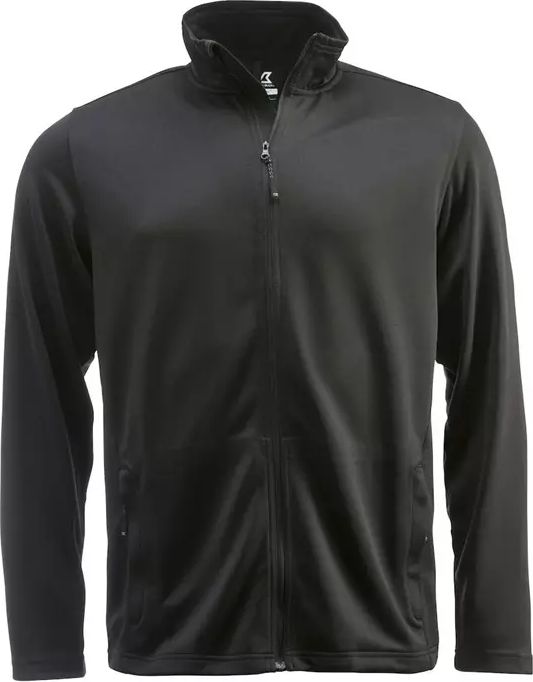 Cutter & Buck Twin Flakes cardigan, Sort