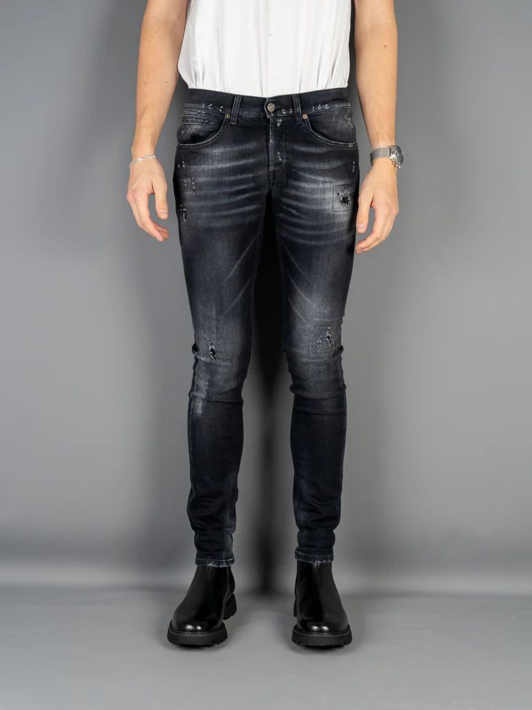 George Slim Fit Jeans DL4 - Sort
