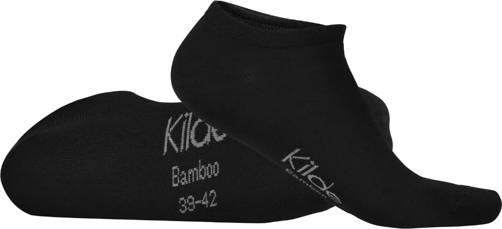 Kilde Bambus Komfort & Diabetes Sneakers Sort Str. M 39-42 (1 sæt)