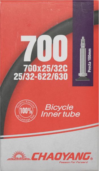 Chaoyang Slange 700x25/32C Presta 80mm 40mm