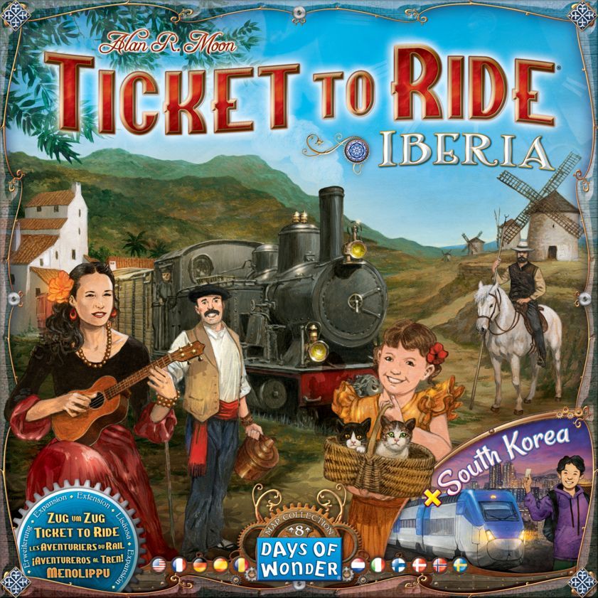 Days of Wonder Ticket to Ride: Iberia & South Korea Exp. DK