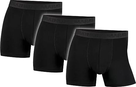 marathon herre 3-pak tights str. l - sort
