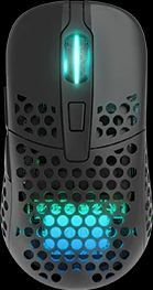 Xtrfy M42 Wireless RGB, Gaming Mus, Sort - GEEKD.dk