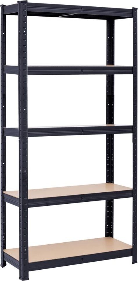probuilder, stålreol m/5 hylder, 175 kg