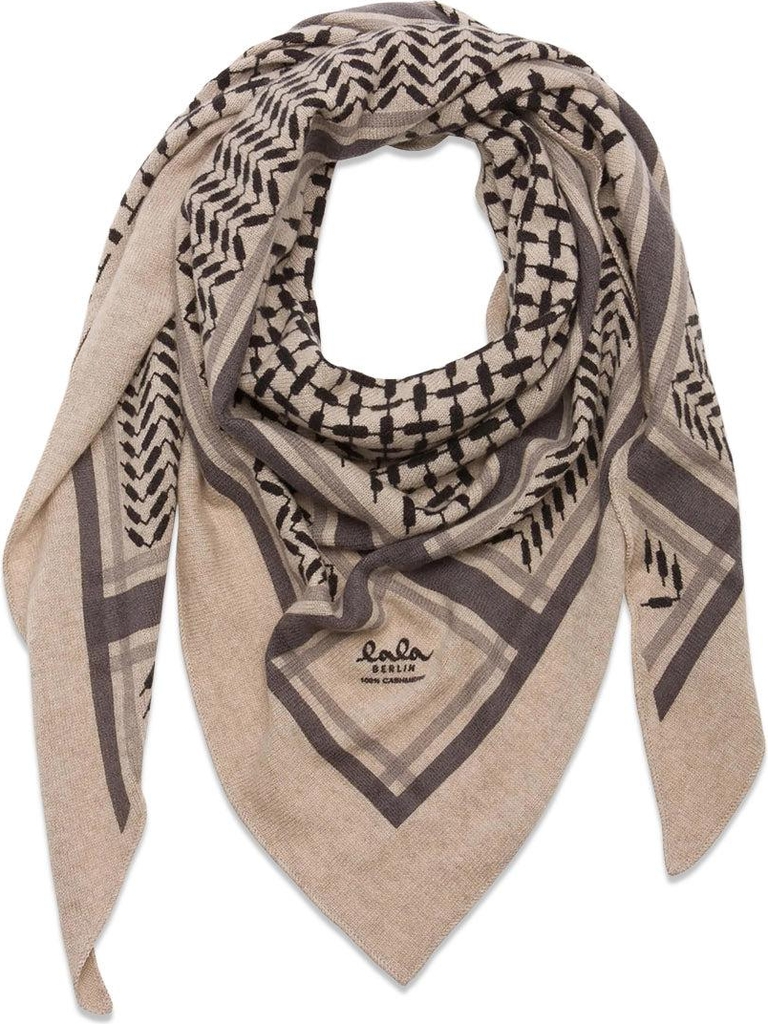 Lala Berlin - Cashmere tørklæde - Dune beige - Trinity Classic M