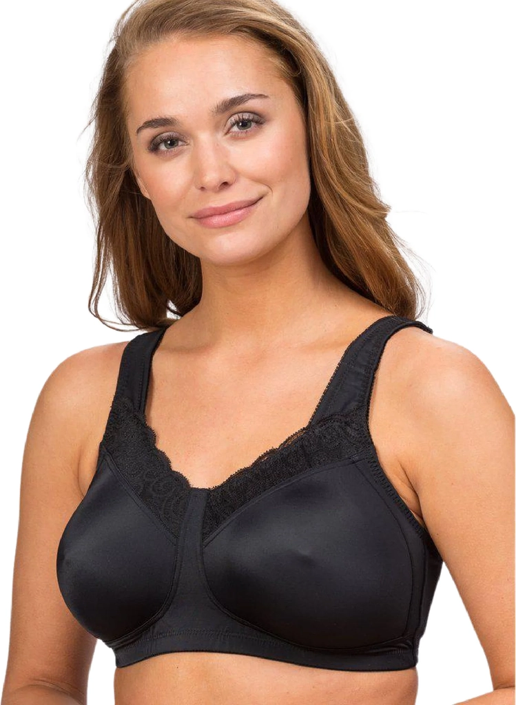 Trofe Linnea Prosthetic Wireless Bra BH Sort polyamid B 70 Dame