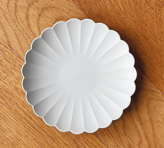 1616/arita Japan Palace 110 Uglasseret Grå Flad tallerken 11cm