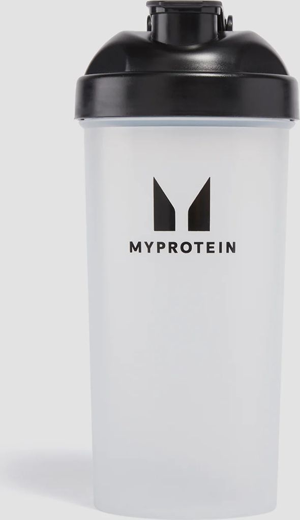 myprotein plastic shaker – klar/sort