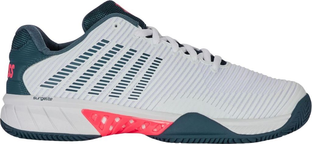 K-Swiss Hypercourt Express 2 Clay White/Stargazer/Neon Blaze