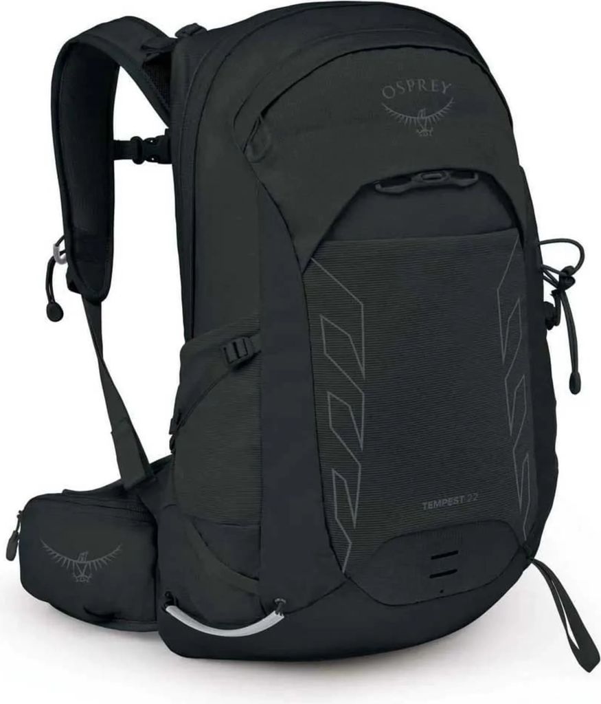 osprey tempest 22 black coal grey o/s
