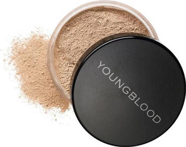 youngblood loose mineral foundation barely beige, 10 g.