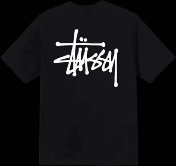 stüssy basic t-shirt black