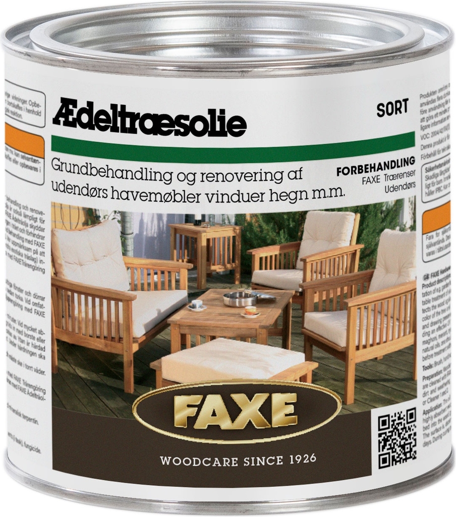 faxe, ædeltræsolie, teak, 0,75 l