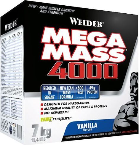 Weider Mega Mass 4000 Chocolate 7kg