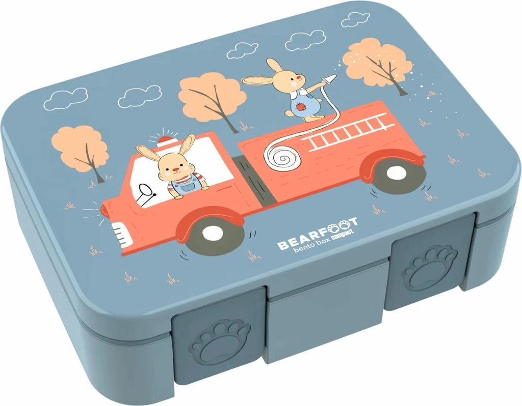 bearfoot bento compact madkasse, 650 ml - bkå brandvæsen