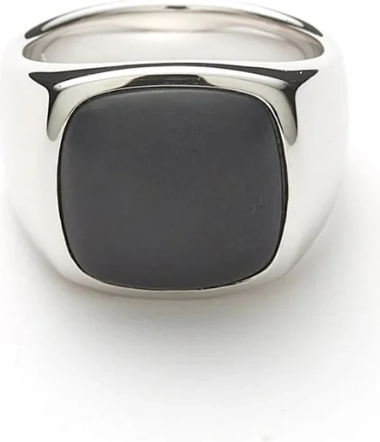Signet Ring Onyx Matte