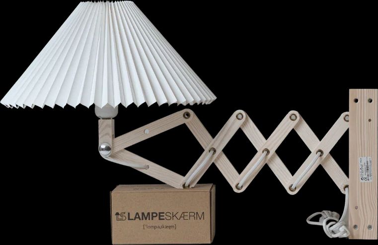 sakselampe lys / pvc hvid