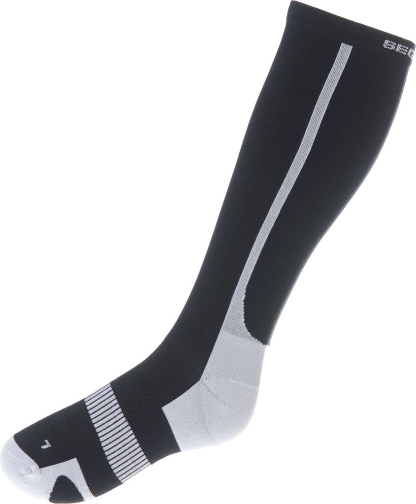 Seger Compression Comfort, løbestrømper, sort/hvid