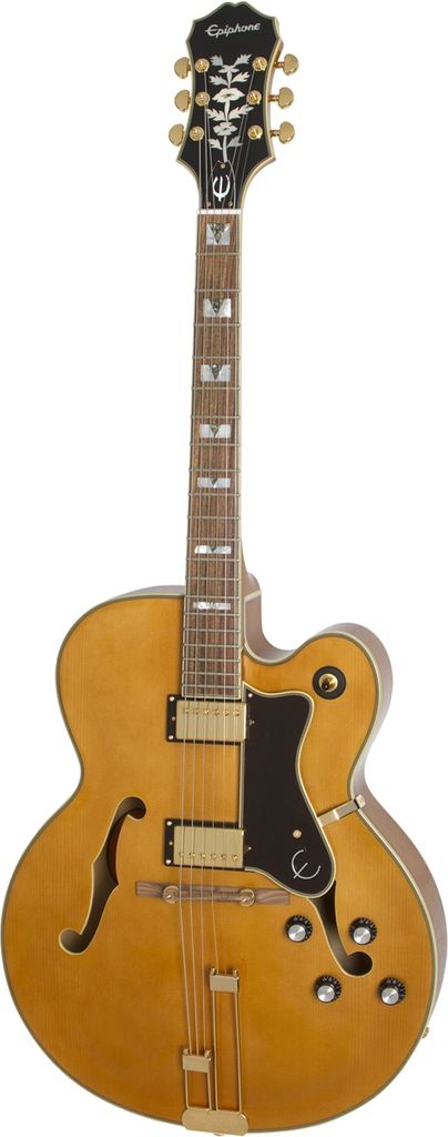 Epiphone Broadway Hollowbody Electric Guitar Vintage Natural
