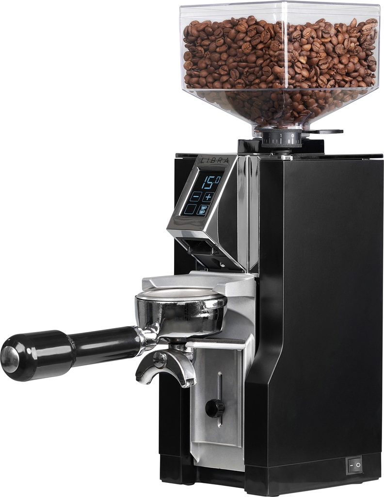 eureka mignon libra 55 chrome/mat sort espressokværn