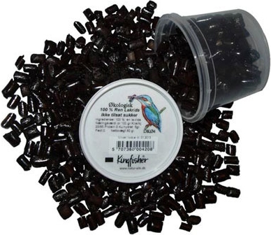 lakrits små svarta, eko - 70 g