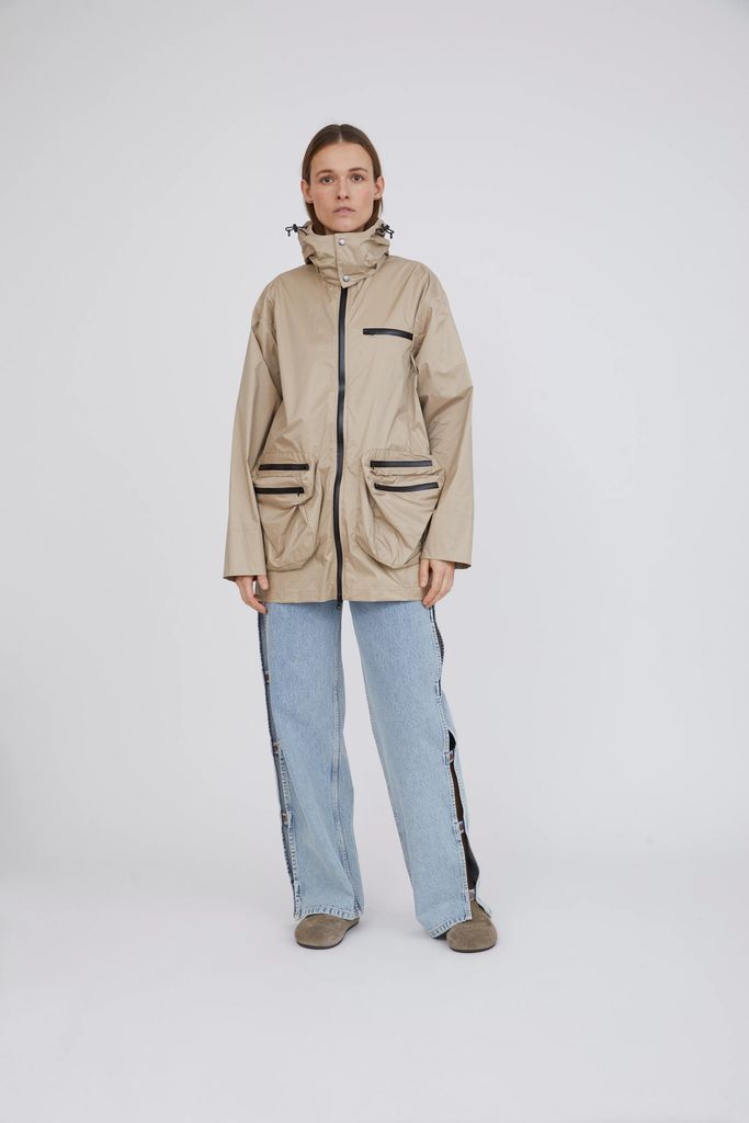 Tech3 Rain Coat - Sand