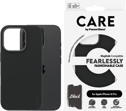 CARE by PanzerGlass Case Fashion Black iPhone 16 Pro