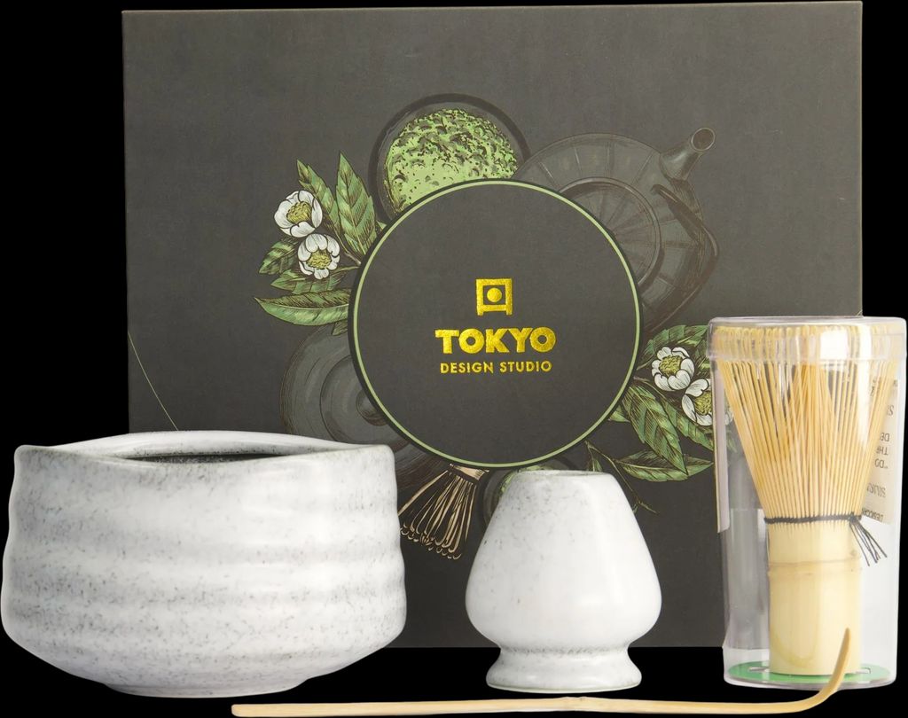 Matcha gavesæt - grå