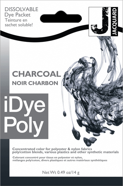 Pebeo iDye Poly Textilfärg För Syntetmaterial Charcoal 454 Svart