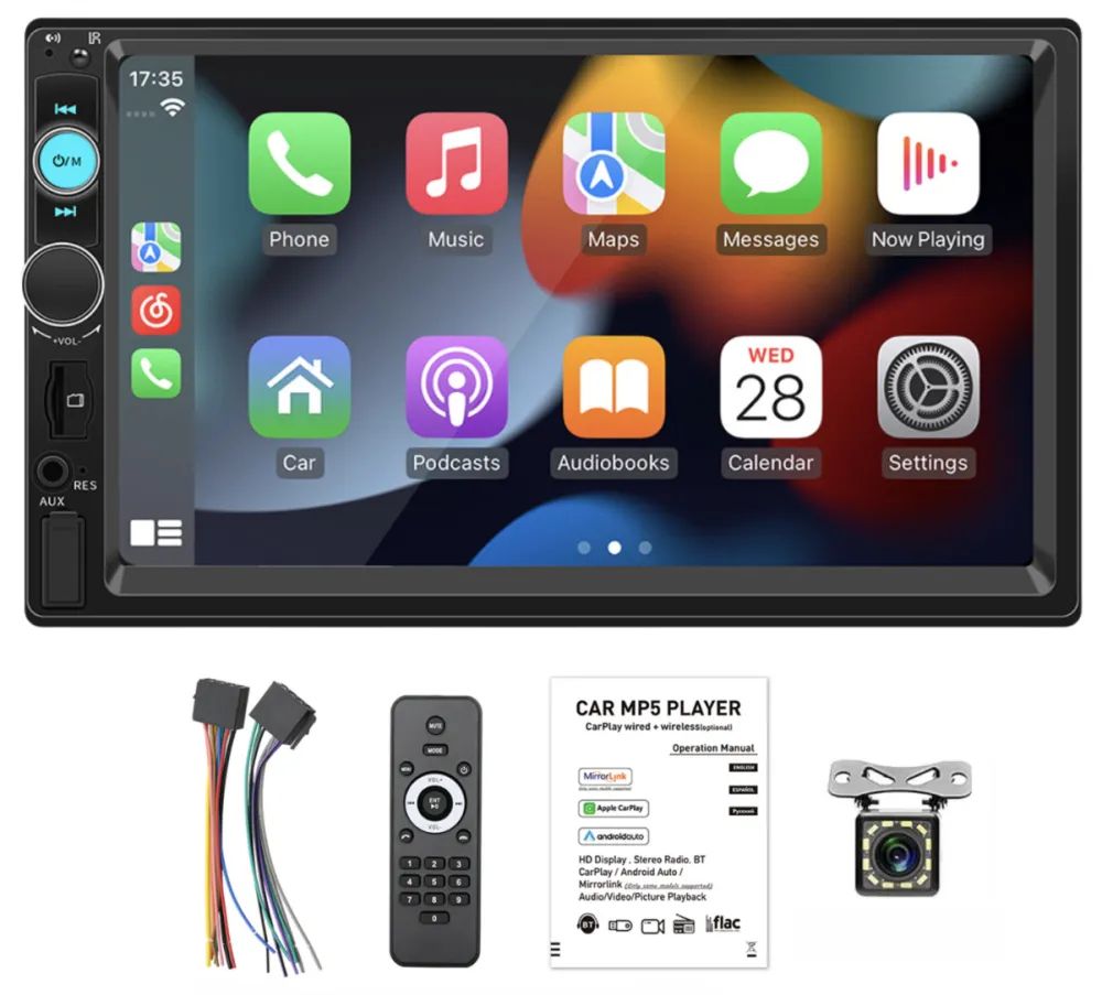 CarvillZ F7010C 2DIN Autoradio Carplay Android Auto