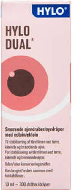 hylo dual øjendråber til tørre øjne , 10 ml | webapoteket