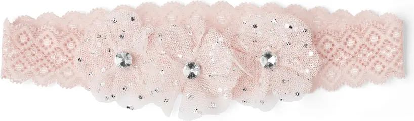 Hårband med Blommor - Rosa - ONE-SIZE