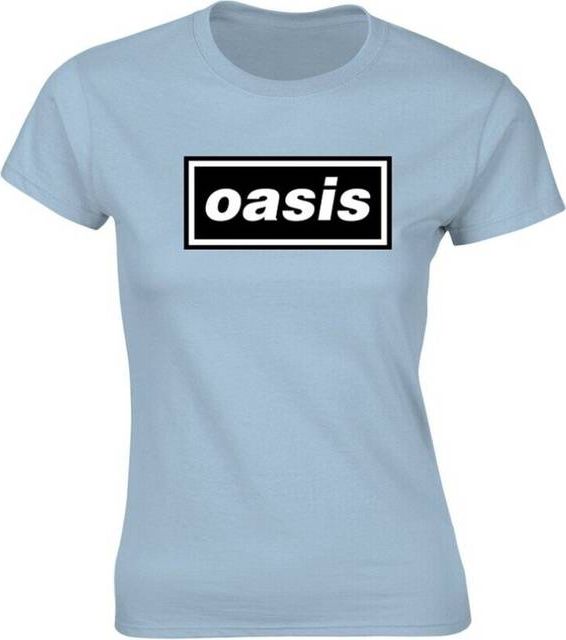 Oasis Decca Logo T-shirt - Light Blue