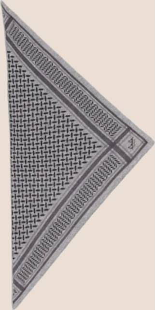 Lala Berlin Triangle Trinity Classic Tørklæde City Middlegrey Melange