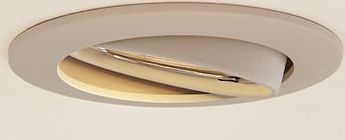 prios forsænket loftlampe fibur, beige, aluminium, ø 8,2 cm